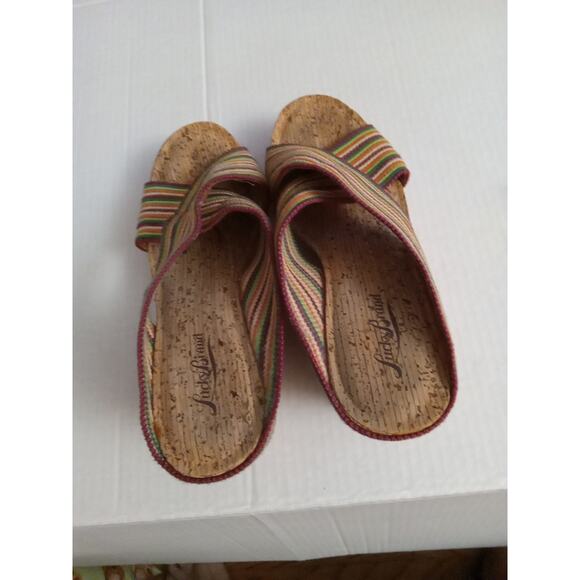 Lucky Brand Size 8 Wedge multicolor Sandal . Summer, Fun, Y2K, Athleisure - Picture 7 of 7